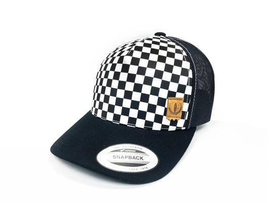 CASQUETTE DE CAMIONNIER RÉTRO CLASSIQUE DAMIER